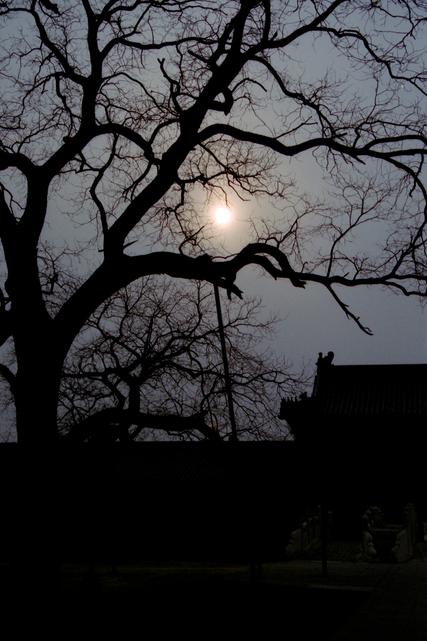 Le crépuscule au Temple du Ciel.