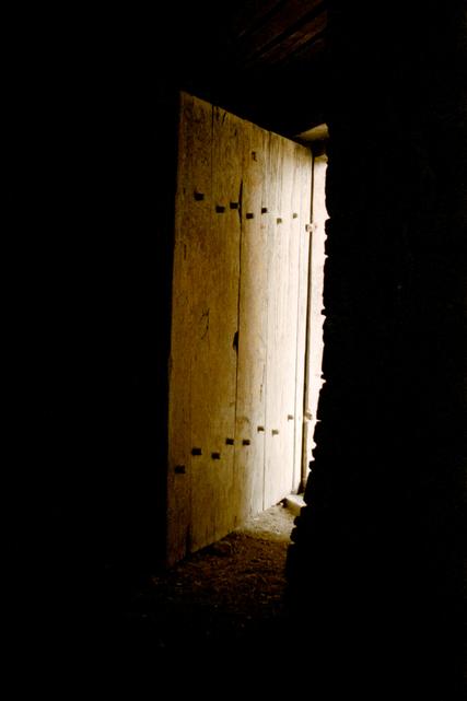 Une porte du fort de Gyantsé.