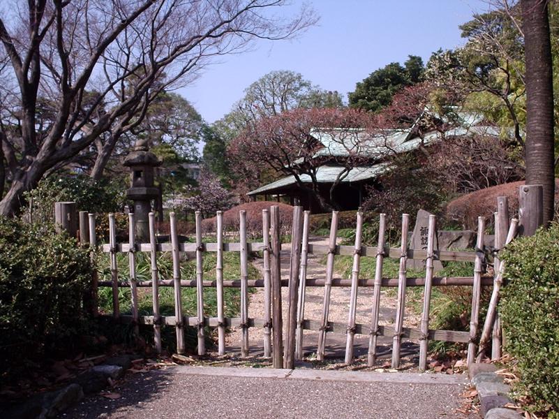 Pavillon de thé, jardin impérial de Tōkyō