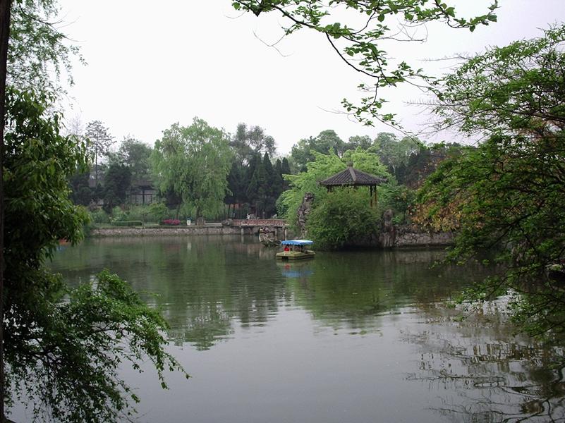 Le Parc du peuple, Rénmín Gōngyuán, à Chéngdū.